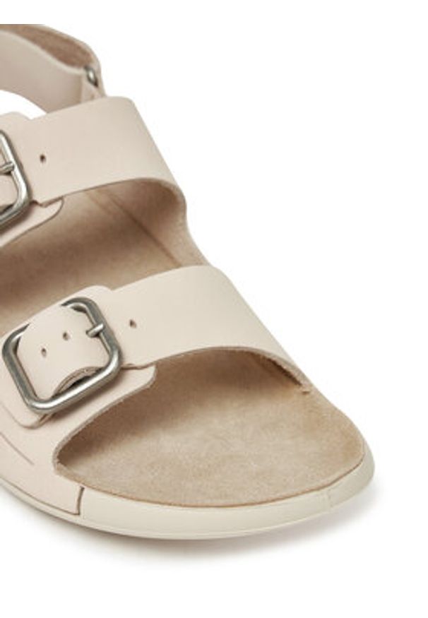 ecco - ECCO Sandały Cozmo 20690302378 Écru. Materiał: skóra