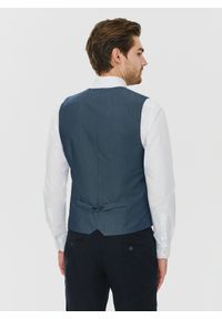 Pako Lorente - PAKO LORENTE – Granatowa kamizelka męska. Okazja: na ślub cywilny, na wesele. Kolor: niebieski #4