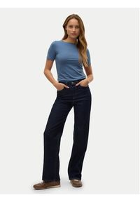 Vero Moda T-Shirt Panda 10231753 Niebieski Regular Fit. Kolor: niebieski. Materiał: bawełna #5