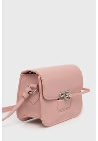 Trussardi Jeans - Trussardi Torebka kolor różowy. Kolor: różowy. Rodzaj torebki: na ramię #5
