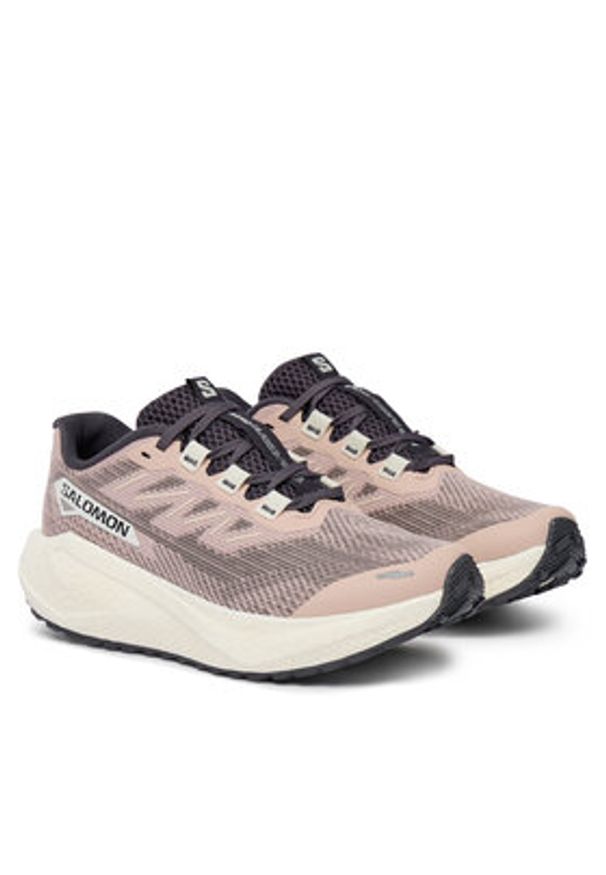 salomon - Salomon Buty do biegania Aero Blaze 3 Grvl W L49218000 Beżowy. Kolor: beżowy. Materiał: materiał