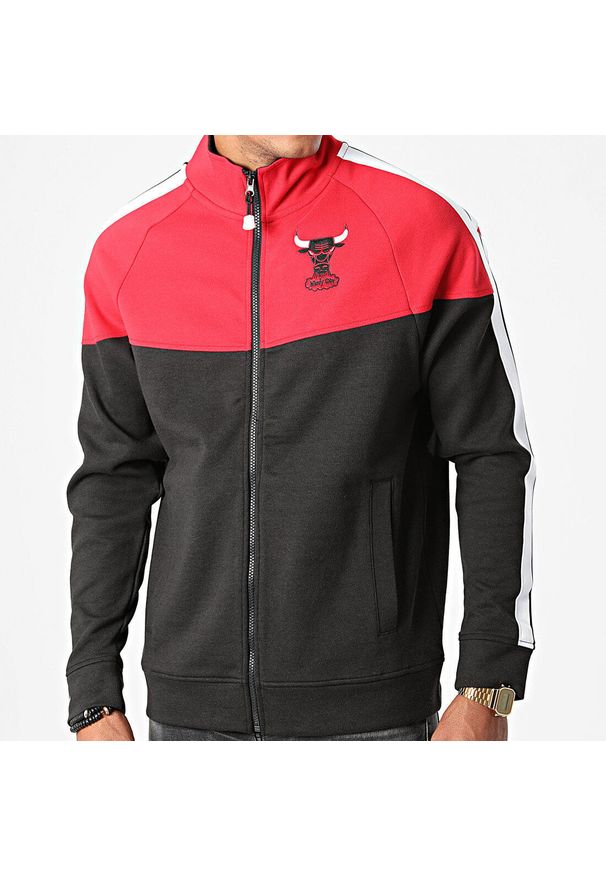 Mitchell & Ness - Kurtka z dresu Chicago Bulls NBA MVP. Kolor: czarny. Materiał: dresówka. Sport: koszykówka
