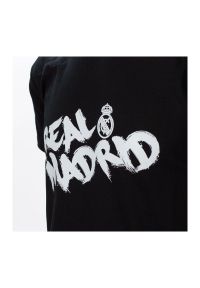 Real Madrid - Minimalistyczna koszulka Realu Madryt - czarna. Kolor: wielokolorowy. Sport: piłka nożna