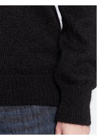 Sisley Sweter 1242M200O Czarny Regular Fit. Kolor: czarny. Materiał: syntetyk #3
