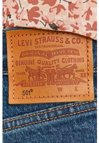 Levi's® - Levi's - Jeansy 501. Okazja: na spotkanie biznesowe. Stan: podwyższony. Kolor: niebieski. Materiał: jeans. Styl: biznesowy #2