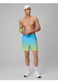 4f - 4F Spodenki plażowe boardshorty męskie - niebieskie M. Kolor: niebieski. Materiał: materiał #1