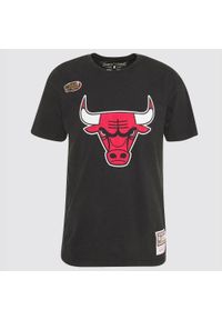 Mitchell & NessT - s h i r t Chicago Bulls. Kolor: czerwony, wielokolorowy, czarny #1