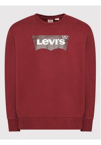 Levi's® Bluza Graphic 38423-0016 Bordowy Regular Fit. Kolor: czerwony. Materiał: bawełna #3