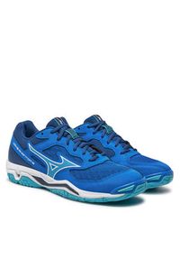 Mizuno Buty halowe Wave Phantom 3 X1GA2260 Niebieski. Kolor: niebieski. Materiał: materiał. Model: Mizuno Wave #4