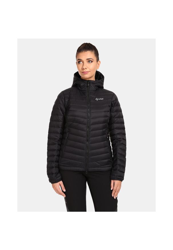 Damska kurtka puchowa Kilpi PYRAMIDEN-W. Kolor: czarny. Materiał: nylon. Sport: turystyka piesza