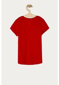 TOMMY HILFIGER - Tommy Hilfiger - T-shirt dziecięcy 74-176 cm. Okazja: na co dzień. Kolor: czerwony. Materiał: bawełna, dzianina. Wzór: nadruk. Styl: casual #2