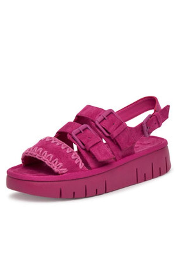 Roxy Sandały HY62277-2 Różowy. Kolor: różowy. Materiał: materiał