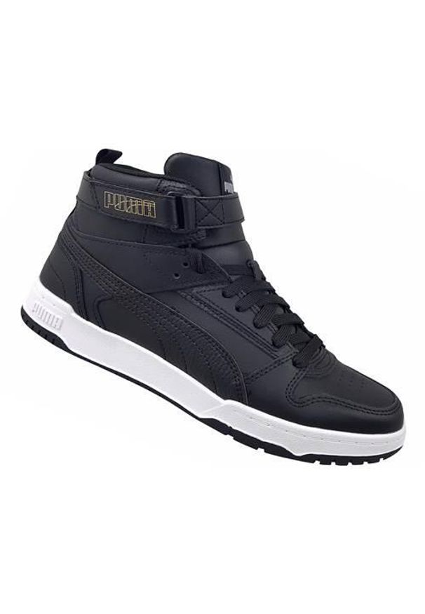 Buty do chodzenia damskie Puma Rbd Game JR. Wysokość cholewki: za kostkę. Zapięcie: sznurówki. Kolor: niebieski, żółty, wielokolorowy. Materiał: syntetyk, materiał. Szerokość cholewki: normalna. Sport: turystyka piesza