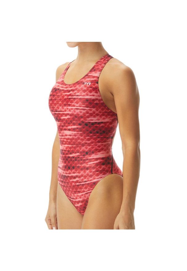 TYR - Strój Kąpielowy Tyr Castaway Maxfit – Czerwony – Rozmiar 26. Kolor: czerwony. Wzór: kolorowy