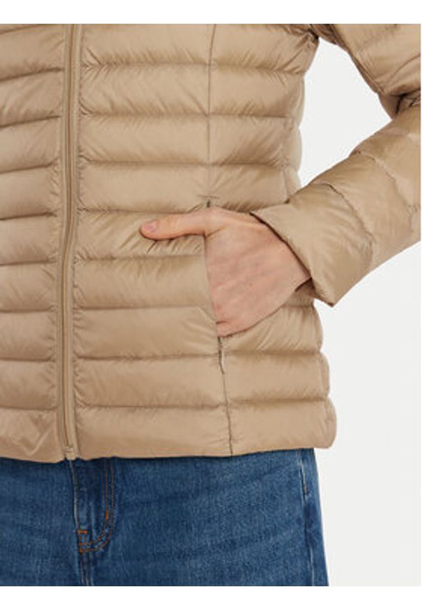 Jott Kurtka puchowa Cha P000WDOW02 Beżowy Slim Fit. Kolor: beżowy. Materiał: syntetyk