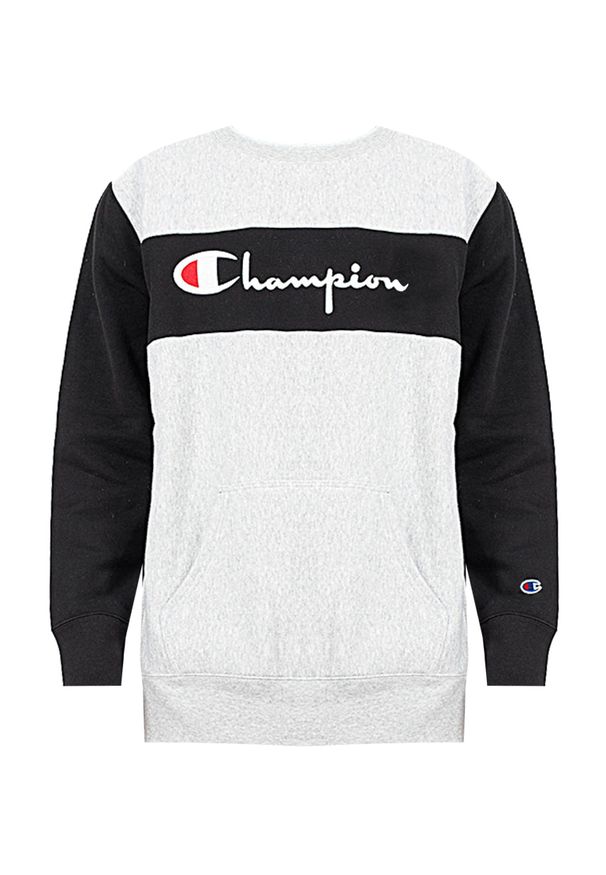 Champion Bluza | 214049 | Mężczyzna | Szary. Okazja: na co dzień. Kolor: szary. Materiał: bawełna, poliester. Wzór: nadruk. Styl: casual