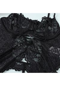 Intica - Gorsetowy zestaw bielizny z delikatnych materiałów Zephirine. Kolor: czerwony. Materiał: materiał #5