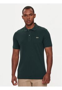 Lacoste Polo PH4012 Zielony Slim Fit. Typ kołnierza: polo. Kolor: zielony. Materiał: bawełna #1