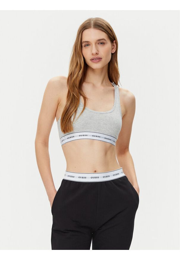 Guess Biustonosz top O97C01 KBBU1 Szary. Kolor: szary. Materiał: bawełna