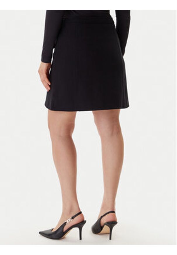Guess Spódnica trapezowa W5BD61 KCMU2 Czarny Regular Fit. Kolor: czarny. Materiał: syntetyk