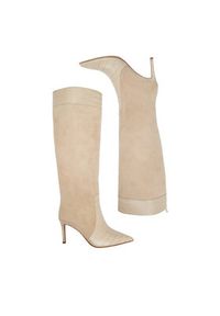 Eva Minge Kozaki EO-DANA-GLC6020-16.5-361 Beżowy. Kolor: beżowy. Materiał: skóra, zamsz #4