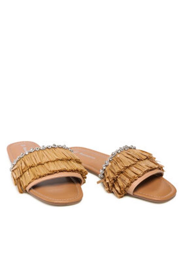 Bassano Klapki 23961 Brązowy. Kolor: brązowy. Materiał: skóra