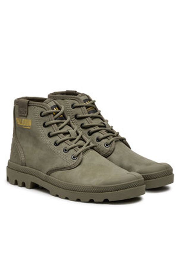 Palladium Trapery PAMPA HI COATED 74375-377-M Szary. Kolor: szary. Materiał: materiał