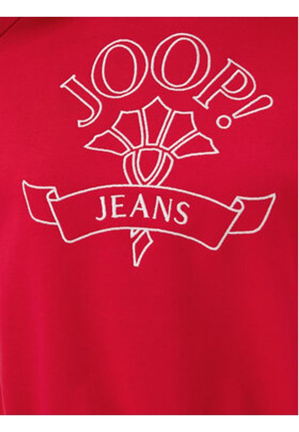 JOOP! Jeans Bluza Tinna 30046176 Czerwony Regular Fit. Kolor: czerwony. Materiał: bawełna