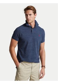 Polo Ralph Lauren Polo 710548797012 Niebieski Slim Fit. Typ kołnierza: polo. Kolor: niebieski. Materiał: bawełna