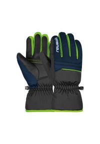 Reusch - Rękawice dziecięce REUSCH Alan Junior. Kolor: szary, niebieski, wielokolorowy. Sport: turystyka piesza #1
