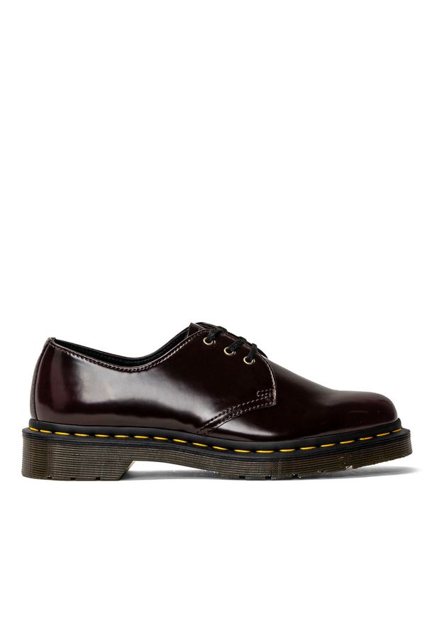 Półbuty unisex czerwone Dr. Martens 1461 Vegan Cherry Red. Kolor: czerwony. Materiał: guma. Sezon: lato