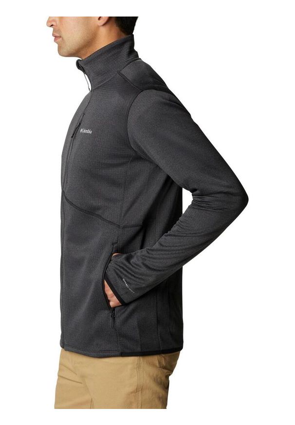columbia - Sweter polarowy męski Columbia Park View Fleece Full Zip. Typ kołnierza: polo. Kolor: czarny. Materiał: polar. Sezon: zima, lato. Sport: turystyka piesza