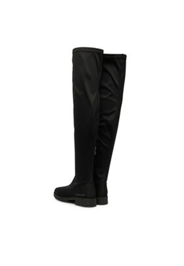 Love Moschino - LOVE MOSCHINO Muszkieterki JA26074G0NIM0000 Czarny. Kolor: czarny. Materiał: materiał