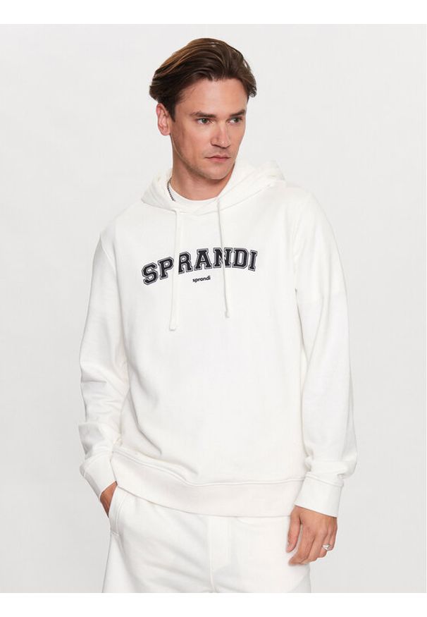 Sprandi Bluza SP3-BLM031 Biały Regular Fit. Kolor: biały. Materiał: bawełna