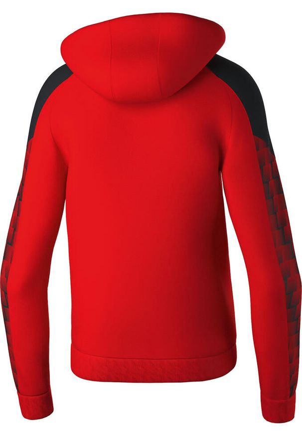 ERIMA - Bluza z kapturem Erima Evo Star. Okazja: na co dzień. Typ kołnierza: kaptur. Kolor: wielokolorowy, czarny, czerwony. Styl: casual, sportowy