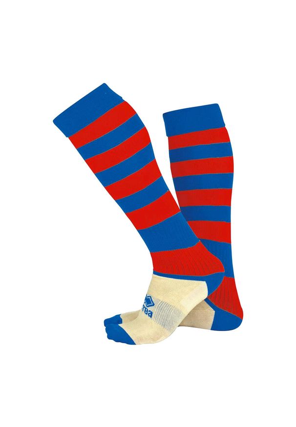 ERREA - Skarpetki Errea zone. Kolor: czerwony, niebieski, wielokolorowy. Materiał: materiał. Sport: piłka nożna