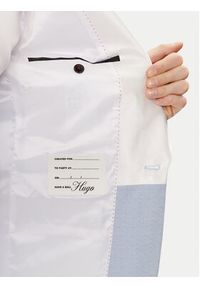 Hugo Marynarka Henry242E1X 50513750 Błękitny Slim Fit. Kolor: niebieski. Materiał: syntetyk #5