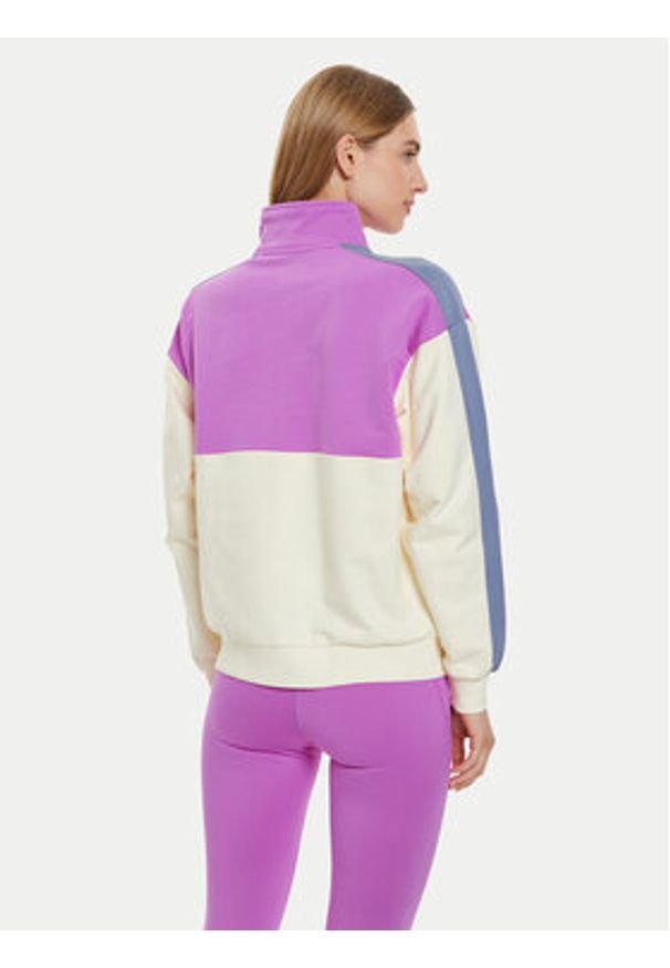 Roxy Bluza Essential Energy ERJFT04860 Różowy Loose Fit. Kolor: różowy. Materiał: bawełna
