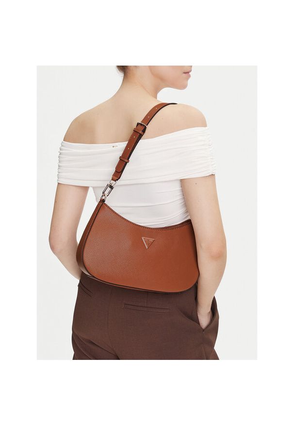 Torebka Guess. Kolor: brązowy