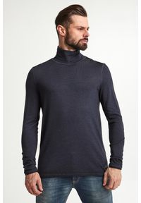 JOOP! Jeans - Sweter męski z golfem wełniany Lollor JOOP! JEANS. Typ kołnierza: golf. Materiał: wełna #3