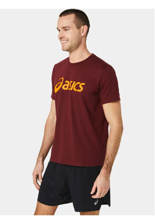 Asics T-Shirt Asics Big Logo Tee 2031A978 Czerwony Ahletic Fit. Kolor: czerwony. Materiał: bawełna
