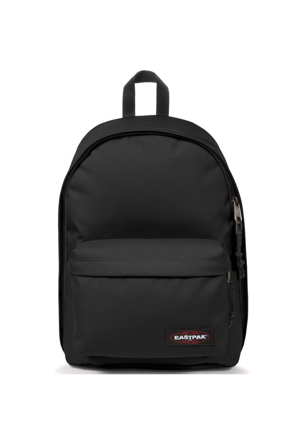 Dorosły plecak komfortowy Eastpak Out Of Office, czarny. Kolor: wielokolorowy, czarny, fioletowy, szary. Styl: elegancki
