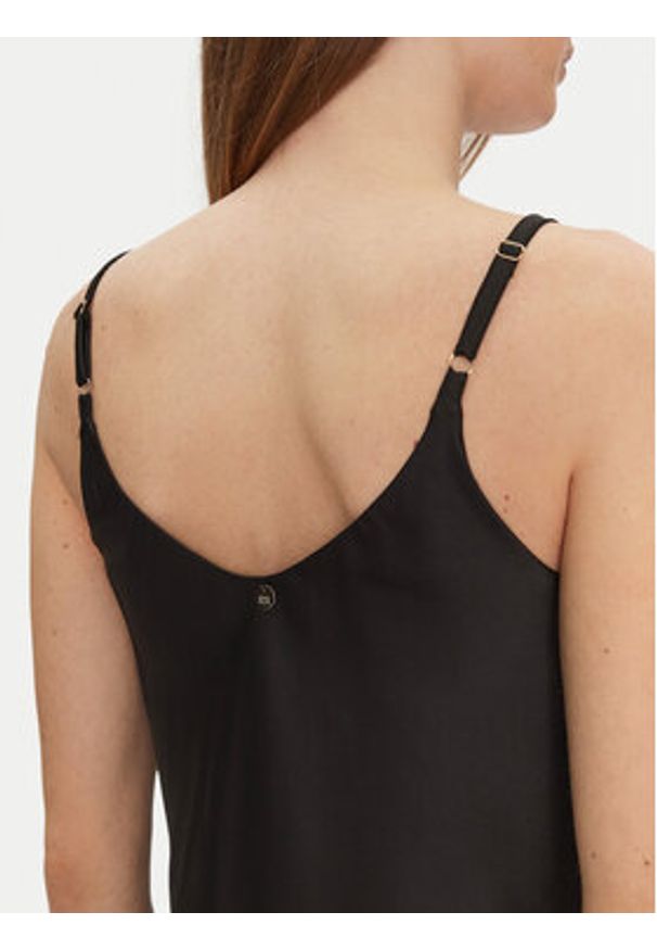 Rinascimento Top CFC0122601003 Czarny Regular Fit. Kolor: czarny. Materiał: syntetyk