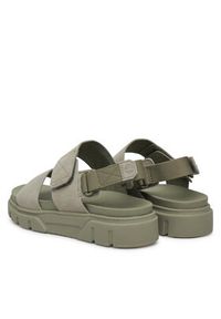 Timberland Sandały Greyfield Sandal TB0A61MGEO31 Zielony. Kolor: zielony. Materiał: skóra, zamsz #4