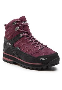 CMP Trekkingi Moon Mid Wmn Trekking Shoe Wp 31Q4796 Fioletowy. Kolor: fioletowy. Materiał: skóra, zamsz #3