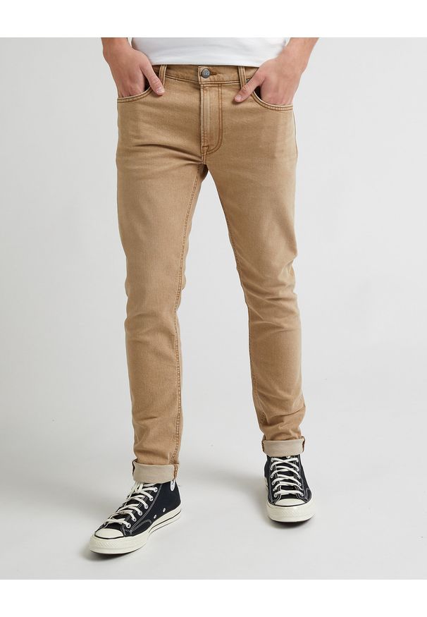 Lee - MESKIE SPODNIE LEE LUKE CHESTNUT LIGHT 112331739