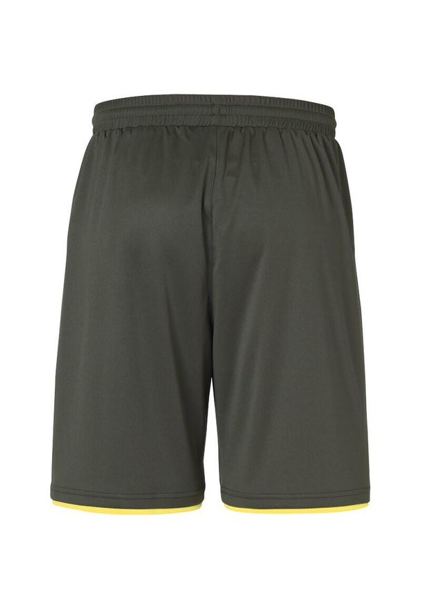 UHLSPORT - Szorty Uhlsport Club. Kolor: żółty, wielokolorowy, zielony. Materiał: poliester. Sport: fitness, piłka nożna