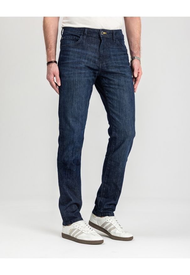 Męskie Spodnie Jeansowe Tom Tailor TTJOSH REGULAR Clean Rinsed Blue Denim 1048363 10115