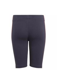 Spodenki treningowe dla dzieci Adidas 3S Bike Short. Kolor: szary. Materiał: bawełna, elastan