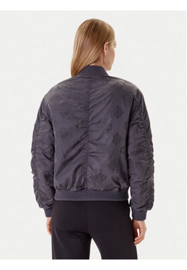 Guess Kurtka bomber W5YL08 WHDK2 Szary Regular Fit. Kolor: szary. Materiał: syntetyk